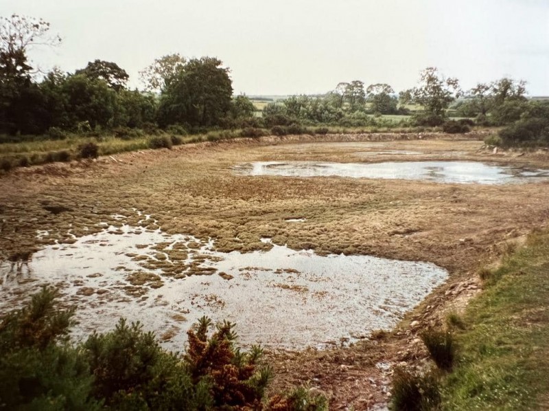 Lakes draining