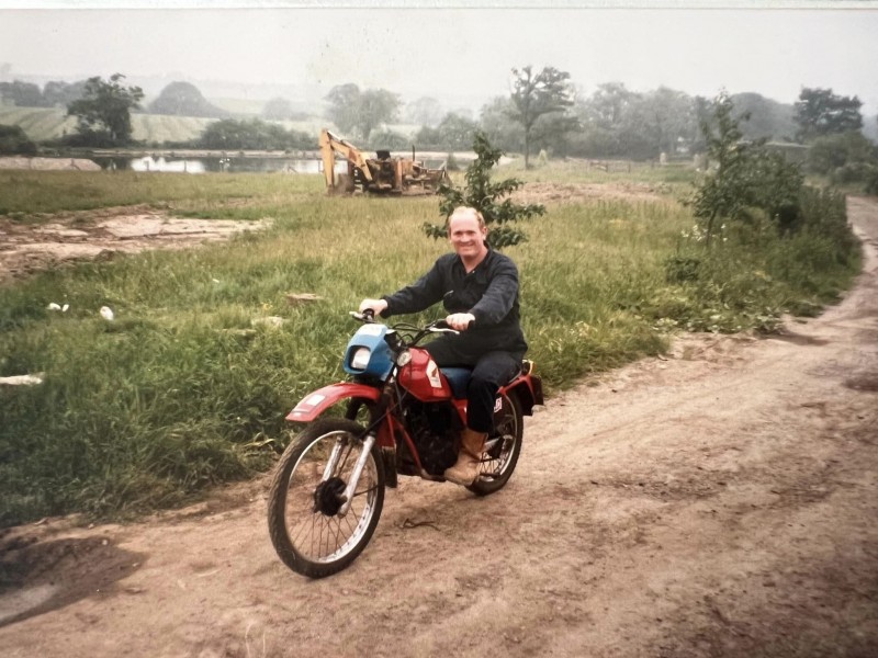 Dave on bike