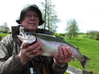 Bill Neville from Guisborough - 5lb & 4lb 9oz. caught on a gold snatcher very close to the surface.