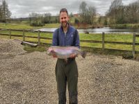 Stuart Sexton from Darlington 13lb 2oz caught on Olive Bloodworm